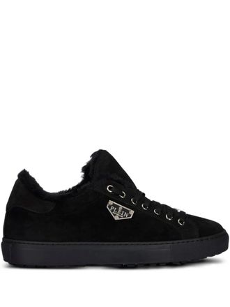 Philipp Plein logo-plaque sneakers - Black