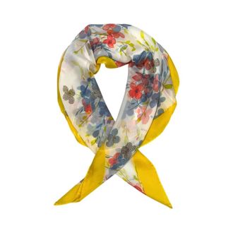 Borbonese Accessoires, Dames, Veelkleurig, ONE Size, Silk Scarf