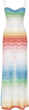 Missoni Wave Pattern Metallic Viscose Dress