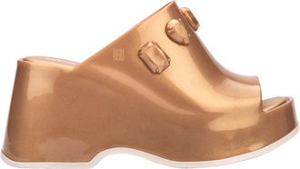 Melissa Womens Patty Stones x Undercover Gold Platform - Size UK 4