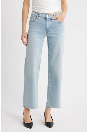 Frame Denim The Mellow Straight Leg Jeans In Tribute Fray
