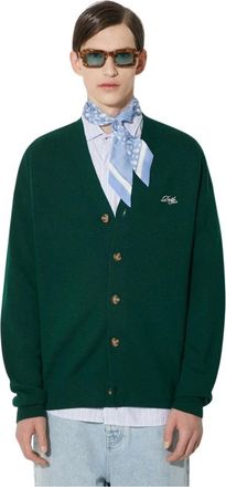 Dr&ocirc;le de Monsieur Cardigans - Heren - Vesten - Groen - S - Truien & Vesten