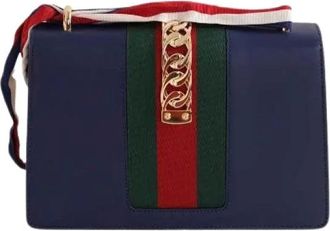 Gucci Pre-owned Borsa a Spalla Sylvie - - Pre-owned - Donna - Blu - ONE SIZE