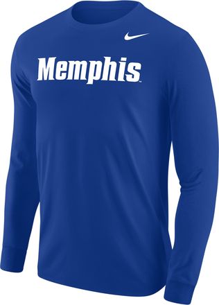 Nike Memphis Tigers Nike Mens Football Long-Sleeve T-Shirt in Blue | M12333P397MEMP-RYL