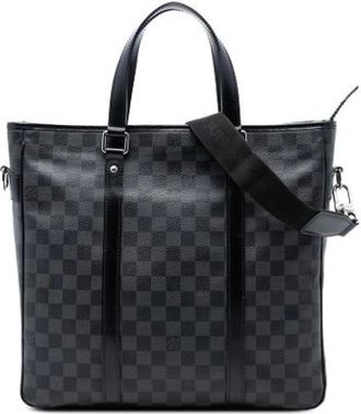Louis Vuitton Pre-owned Tote Bags, female, Black, Size: ONE SIZE Pre-owned Leather Tote Bag