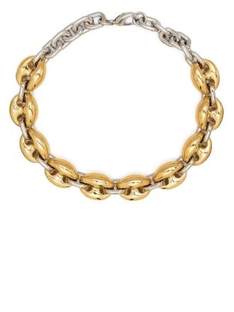 Paco Rabanne Choker bicolore - Oro