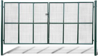 vidaXL Vidaxl - Puerta De Jard&iacute;n De Malla 415x175 Cm