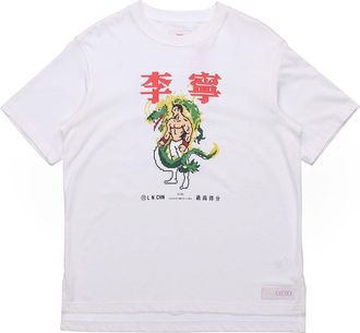 Li-Ning Dragon Boxer Graphic Paris Fashion Week T-shirt White AHSQ557-1