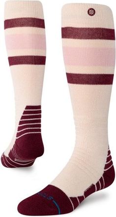 Stance Boyd Mid Wool Snow Skisocken f&uuml;r Damen | rosa