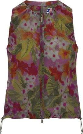 K-Way Donna, Top, Multicolore, S, new