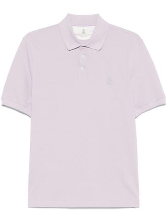 Brunello Cucinelli Logo Cotton Polo Shirt