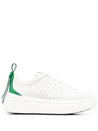 Red(v) Sneakers con fiocco in pelle - Bianco