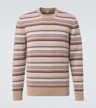 Eleventy Jacquard wool sweater