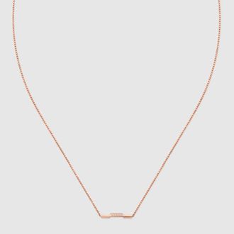 Gucci Link To Love 18k Necklace, Rose Gold, Rose Gold