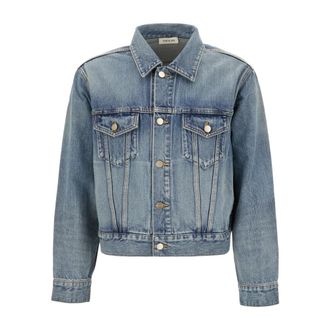 Fear of God Denim Jackets, male, Blue, Size: M Classic Trucker Jacket