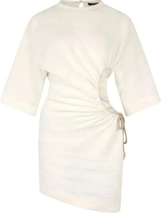 Roberto Cavalli Kleedjes, Dames, Wit, L, Damesjurken - Abiti Donna Jurk