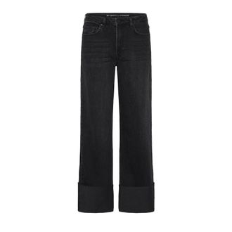 MY ESSENTIAL WARDROBE DalviMW 139 High Wide Jeans - female - My Essential Wardrobe - Straight Fit Jeans - Black - W30 L33 - Jeans