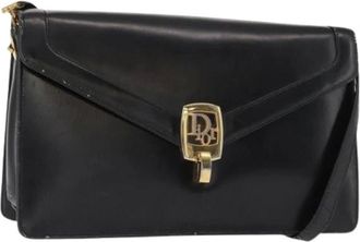 Dior Pre-owned Shoulder Bags, female, Black, Size: ONE SIZE Pre-owned Vintage Shoulder Bag