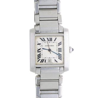 Cartier Pre-owned Cartier Cartier Tank Automatic Silver Dial Ladies Watch 2302
