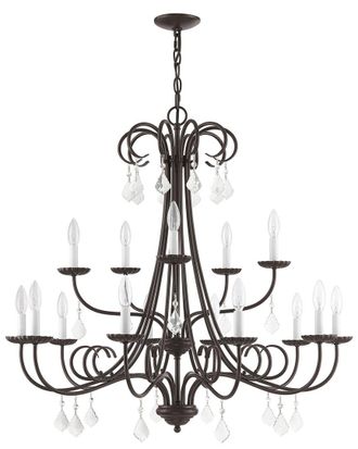 Livex Lighting Daphne 15 Light Ebz Foyer Chandelier
