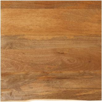 vidaXL vidaXL Piano Tavolo Bordi Vivi 60x60x3,8 cm in Legno Massello di Mango