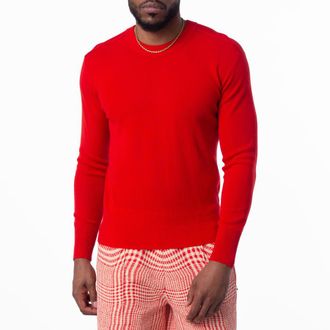 Burberry Mens Wool Lightweight Sweater, Size Medium