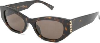 Gucci Zonnebrillen - Dames - Zonnebrillen - Bruin - 53 MM - Accessoires