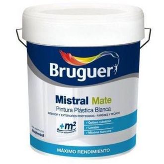 Mistral Pintura 15 Lts. Blanco Bruguer