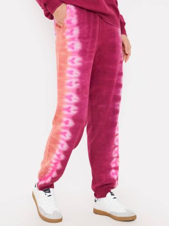 Brodie Burnout Tie Dye Joggers In Lantana Anemone