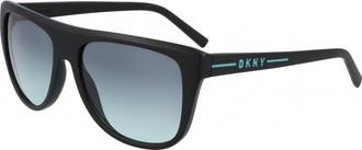 DKNY Womens DK537S-005 DK537S 56 005 Sunglasses - Black - One Size