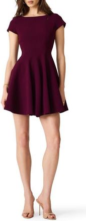 Steve Madden Nili Fit & Flare Minidress in Fig at Nordstrom, Size 10