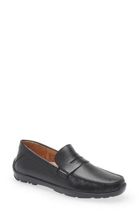 Samuel Hubbard Free Spirit Driver Loafer in Black Leather at Nordstrom Rack, Size 13