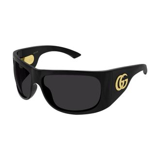 Gucci GG2170S001 Rectangle Full Rim Sunglasses - Black