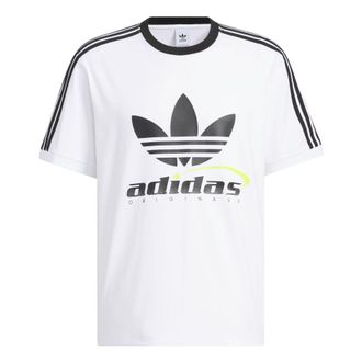 adidas Originals TFL Logo T-Shirt Asia Sizing White Black IW6310