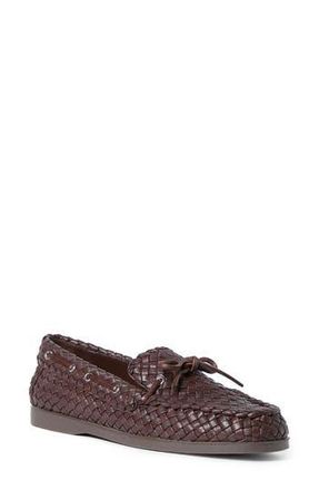 Loeffler Randall Minnie Leather Moccasin in Espresso at Nordstrom Rack, Size 6.5