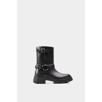 Dante Leather Combat Boots Balia in Black at Nordstrom, Size 10