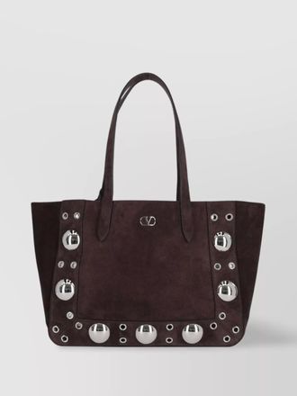Valentino Garavani nellc&ocirc;te medium leather tote bag