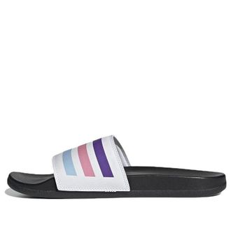 adidas Adilette Comfort Sandals White Purple Pink GZ4690