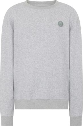 Plein Sport Fleece Sweatshirt met Ronde Hals 3D Tijger - Heren - Sportshirts - Grijs - XS - Katoen - Fitness