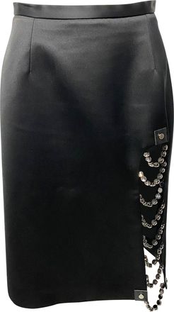 Christopher Kane Cutout Skirt in Black Polyester