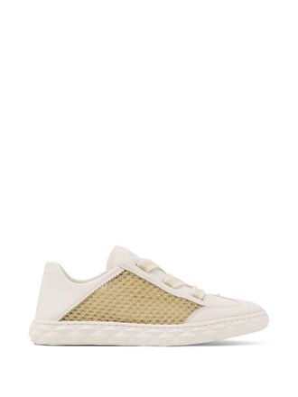 Jimmy Choo London Scarpe da ginnastica in pelle con diamanti Jimmy Choo