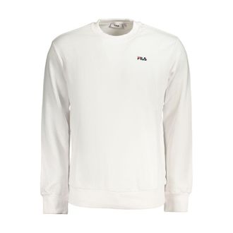 Fila Witte Katoenen Mannen Sweater