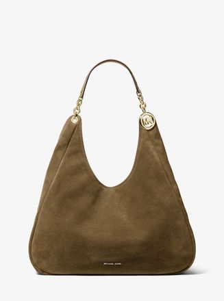 Michael Kors Ellie Large Suede Shoulder Bag