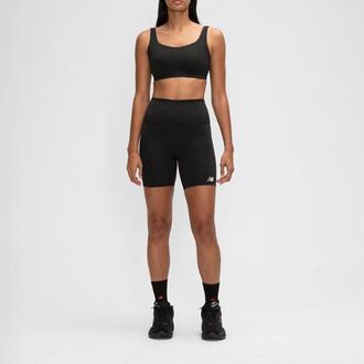 New Balance Mujer NB Harmony Yoga Bra en Negro, Poly Knit
