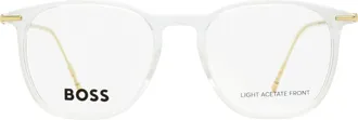 HUGO BOSS B1313 Pantos Acetate Eyeglasses - White