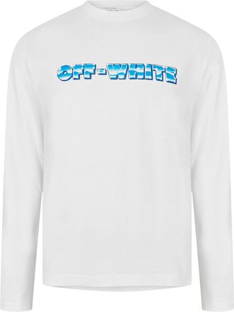 Off-white Mens Off White Long Sleeve T Shirt in - Size Medium