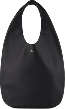 A.P.C. Womens Le Neige Shoulder Bag Black Cowhide