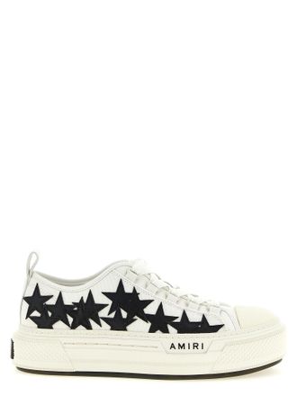 Amiri White Cotton Low Top Womens Sneakers