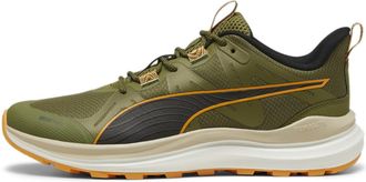 Puma Mens Reflect Lite Trail Running Shoe Sneaker, Olive Green-Putty-Clementine, 7.5 UK