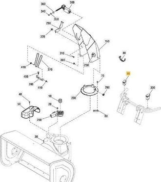 STIGA Sports Interruptor De Control Del Deflector Original Stiga - 1812-2730-01